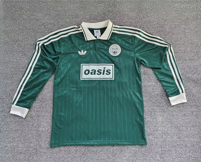Maillot Rétro Adidas x Oasis Manches Longues - Vert