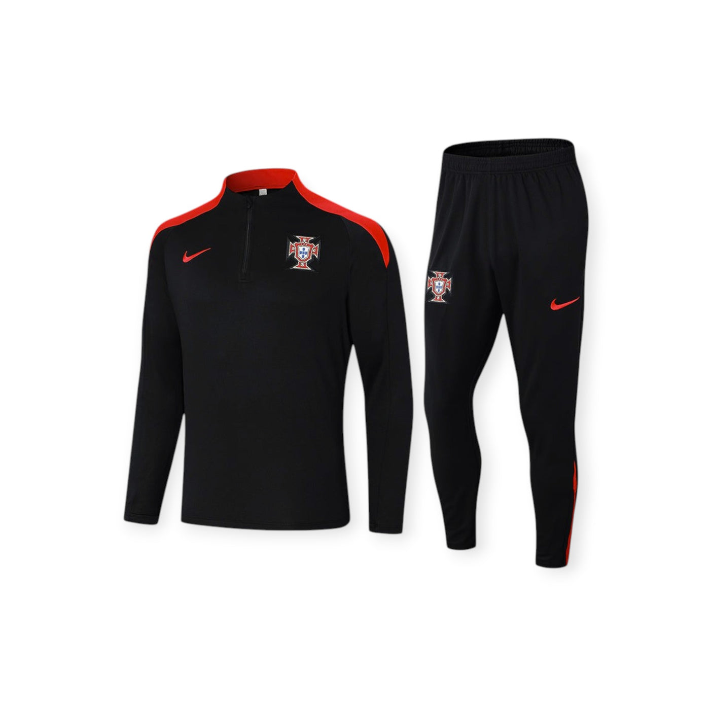 Portugal Training Tracksuit – Nike Black/Red