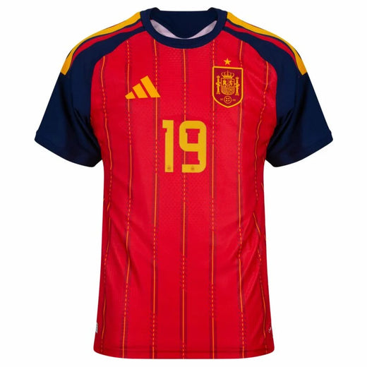Espagne Lamine Yamal #19 Maillot Domicile - Coupe du Monde 2026