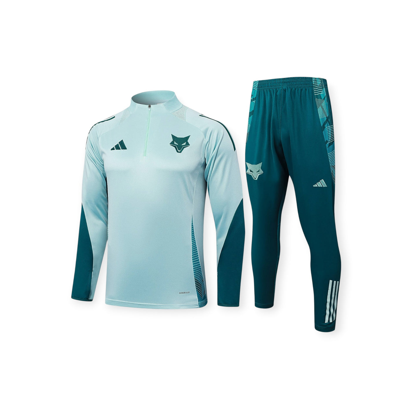 Cruzeiro Training Tracksuit – Adidas Light Blue/Teal