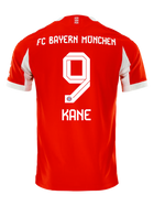 Bayern Munich Home Kit 2025/26 – striped and red retro football jersey side view
