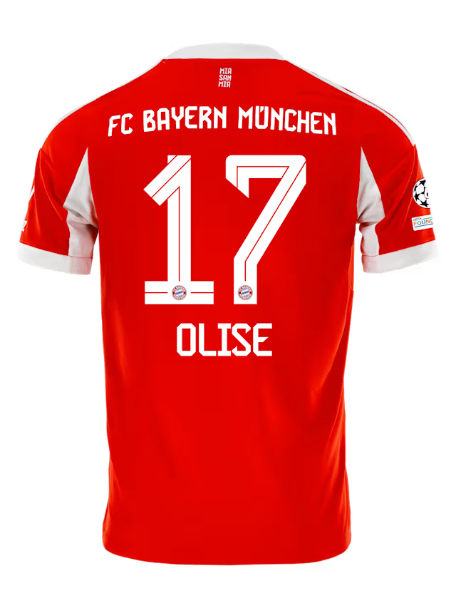 Bayern Munich Olise Home Kit 2025/26 (Champions League)