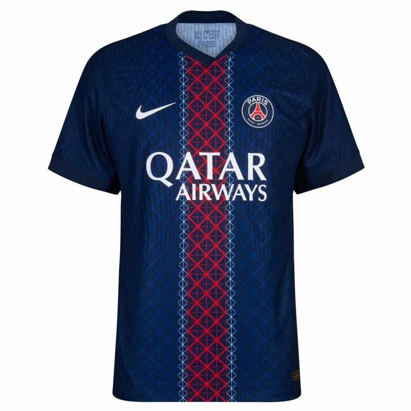 PSG Doué Home Kit 2025/26 (Ligue 1) – retro football jersey back view