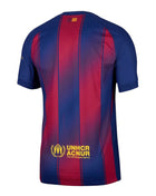 FC Barcelona Home Jersey - 2025/2026 Season – striped retro football jersey back view