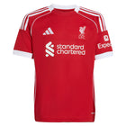 Liverpool Mohamed Salah Home Jersey 2025/26 – red retro football jersey back view