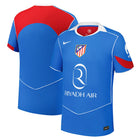 Atlético Madrid Away Jersey - 2025/26 Season – blue retro football jersey detail view