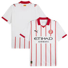 Girona FC Home Jersey - 2025/2026 Season – striped retro football jersey detail view