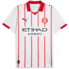 Girona FC Home Jersey - 2025/2026 Season – striped retro football jersey front view