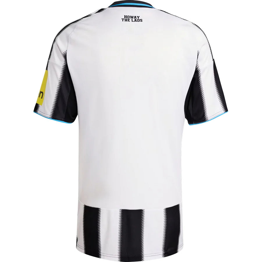 Newcastle United Home Jersey 2025/26 – striped retro football jersey back view