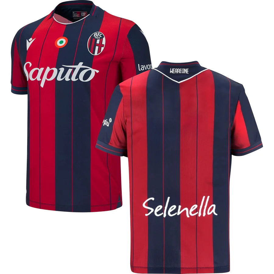 Bologna Home Jersey 2025/26 – retro football jersey detail view