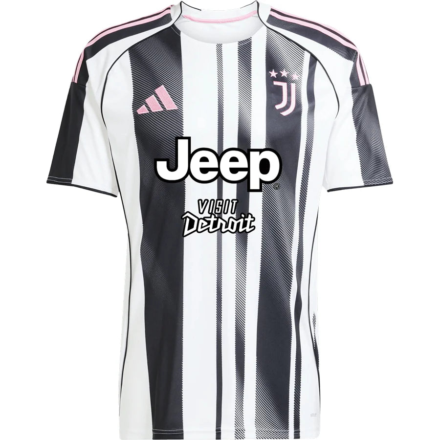 Juventus Home Jersey 2025/26 – retro football jersey front view