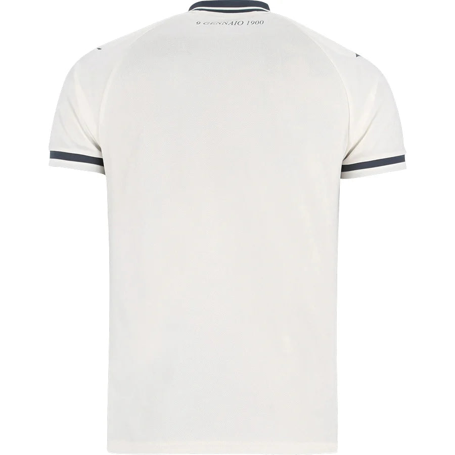 Lazio Away Jersey 2025/26 – white retro football jersey back view