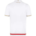 AS Monaco Home Jersey 2025/26 – red and striped retro football jersey back view