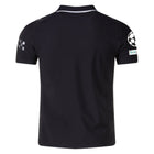 Manchester City Away Kit 25/26 Player Version - (Champions League) – striped and black retro football jersey back view