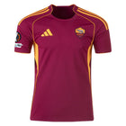 AS Roma Dybala #21 Home Kit 2026 (Europa League) – brown retro football jersey back view