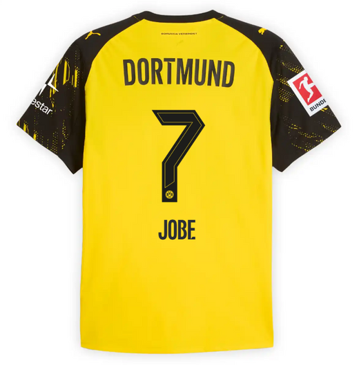 Borussia Dortmund Home Kit Jobe #7 2025/26 (Bundesliga)