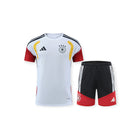 Germany Training Set 2026 - Adidas White Climacool Jersey + Black Red Shorts