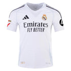 Real Madrid Rodrygo Home Kit 2025/26 (La Liga) – white retro football jersey back view