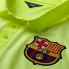 Barcelona Third Kit 14/15 Neymar Jr #11 – yellow retro football jersey detail view