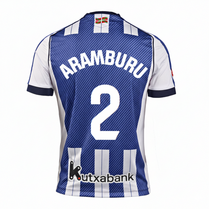 Real Sociedad Home Kit  Aramburu #2 (La Liga)