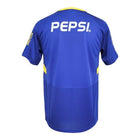 Boca Juniors Retro Jersey 2003/04 – striped and blue retro football jersey back view