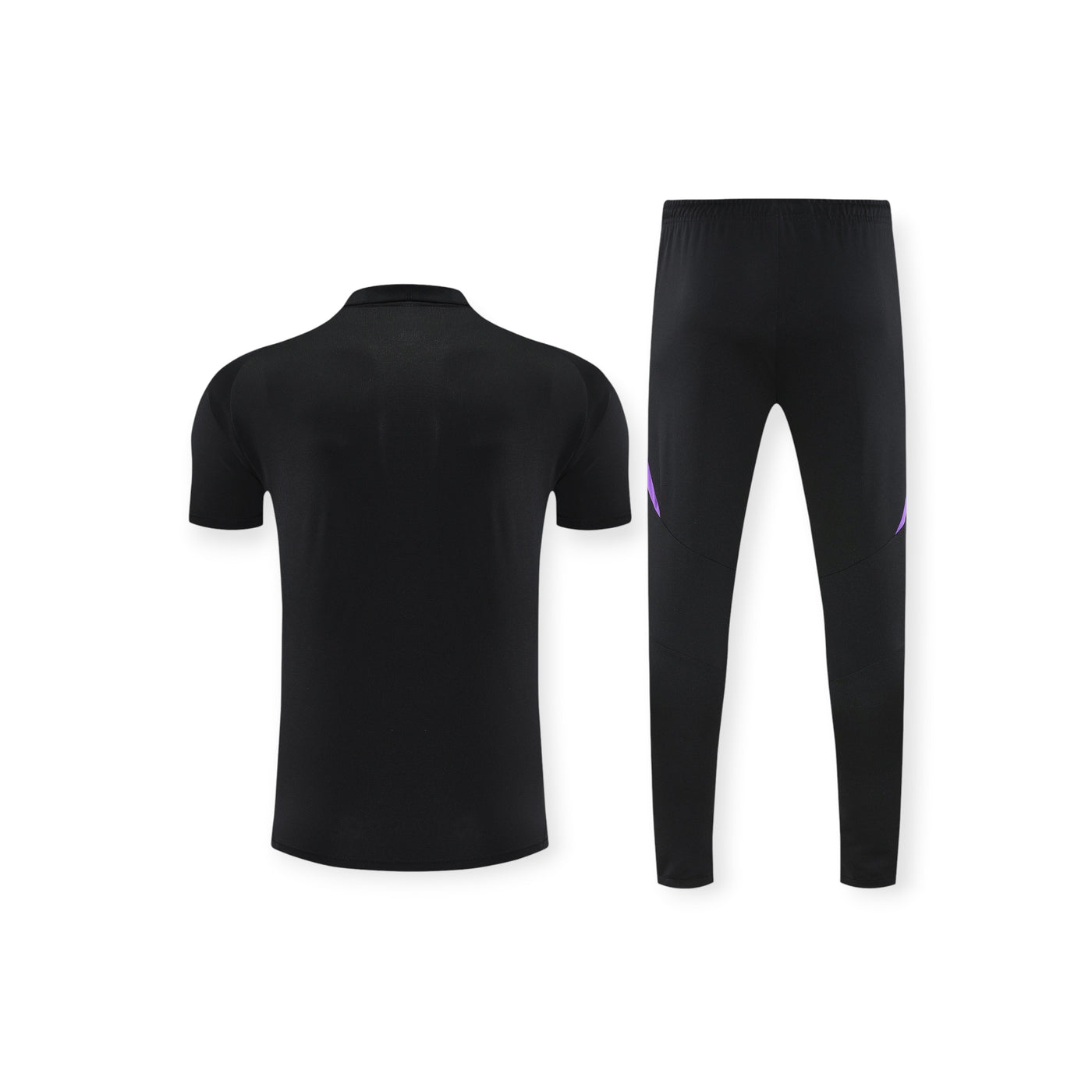 Germany Polo Training Set 2026 - Adidas Black + Purple Slim Pants