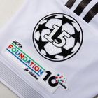 Real Madrid Valverde Home Kit 2025/26 (Champions League) – white retro football jersey detail view