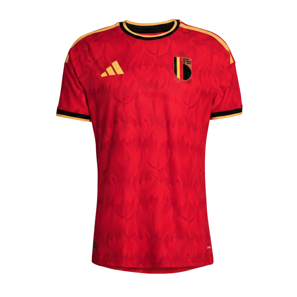 Belgium National Team Home Jersey 2025/26 – red retro football jersey front view