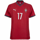 Portugal 2024/25 Home Jersey – #17 Rafael Leão