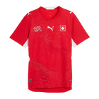 Switzerland National Team Home Jersey 2025/26 – red retro football jersey front view