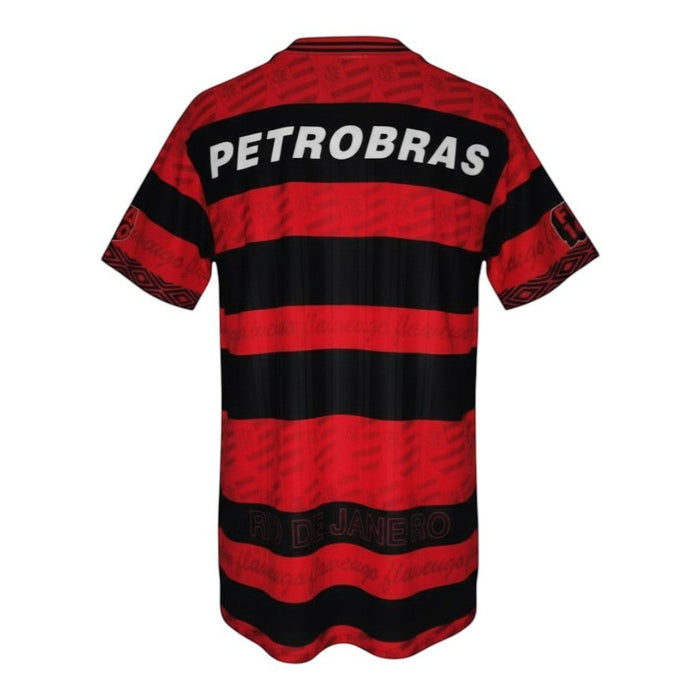 Camiseta Retro de Local Flamengo Roja y Negra – Umbro 1995