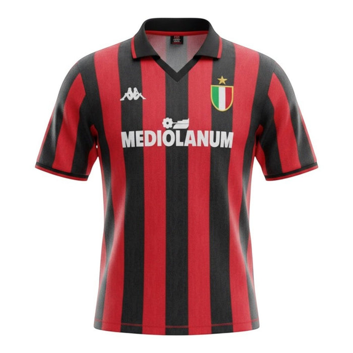 AC Milan 1988 Home Jersey - Mediolanum | Retro Kappa