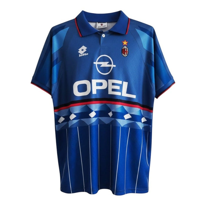 AC Milan 1995 Away Jersey - Opel | Retro Lotto