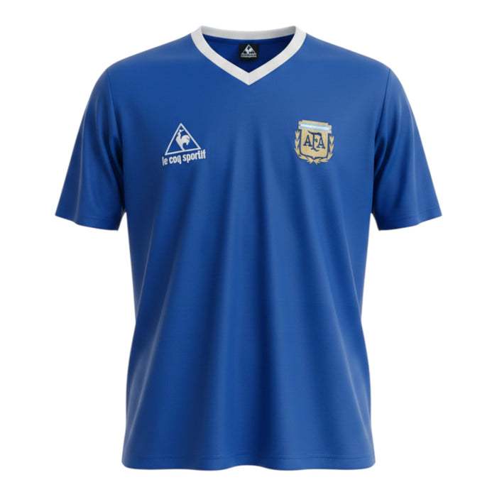 Argentina 1986 World Cup Away Jersey Retro - Le Coq Sportif