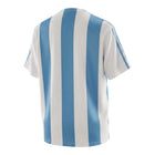 Hinchas Sportswear Store Argentina 1992 retro home jersey, light blue and white vertical stripes, Adidas three stripes on sleeves.