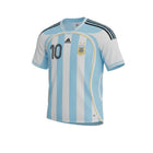 Hinchas Sportswear Store Argentina 2002 Riquelme retro jersey, light blue and white striped, with black number 10.