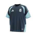 Hinchas Sportswear Store navy Adidas Climacool training shirt with light blue accents and geometric pattern. Features AFA crest and three stars.
