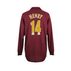 Hinchas Sportswear Store Arsenal retro 2005/06 long sleeve home shirt with Henry 14 on back.