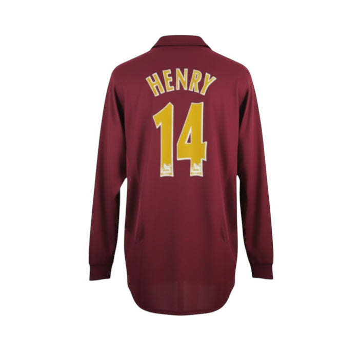 Maillot Domicile Rétro Arsenal 2005/06 - Henry Manches Longues