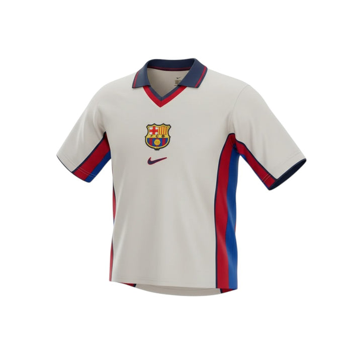 Maillot extérieur Rivaldo Barcelone Gris 98-01