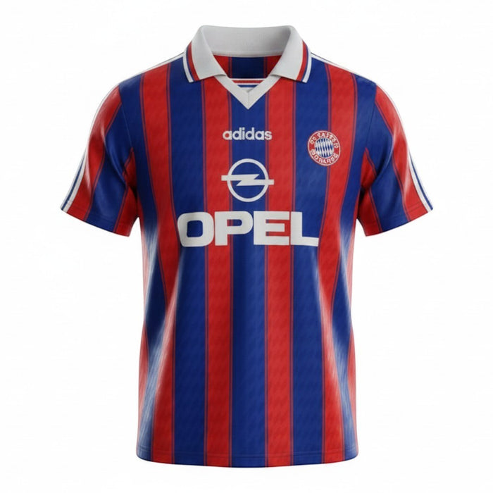 Bayern Munich 1995/96 Home Jersey Retro – Adidas x Opel