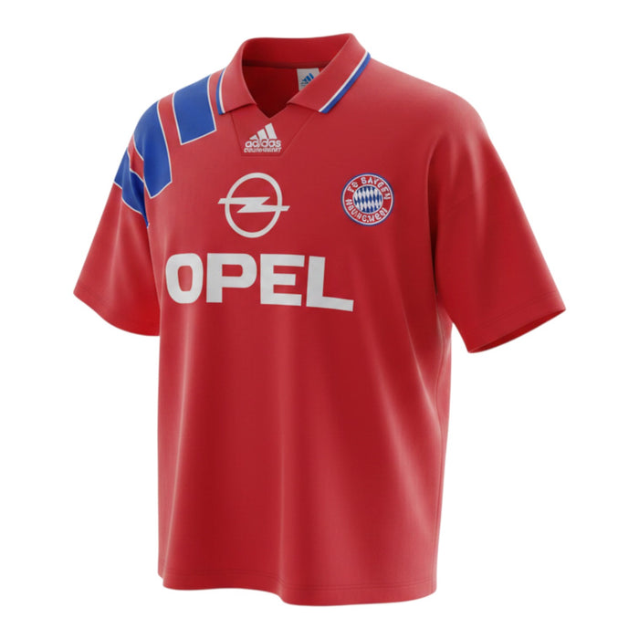 Bayern Munich 1992/93 Home Jersey Retro – Adidas Equipment x Opel