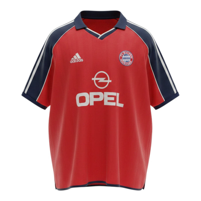 Bayern Munich 2000/01 Home Jersey Retro – Adidas x Opel