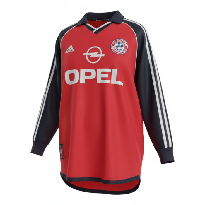 Bayern Munich 2000/01 Home Jersey L/S Retro – Adidas x Opel