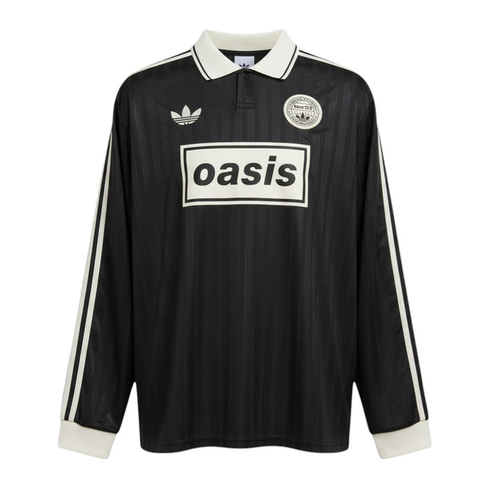 Camiseta Retro Adidas x Oasis Manga Larga - Negro