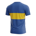 Hinchas Sportswear Store Boca Juniors 1981 retro jersey, blue with yellow horizontal stripe, short sleeves, round neck.