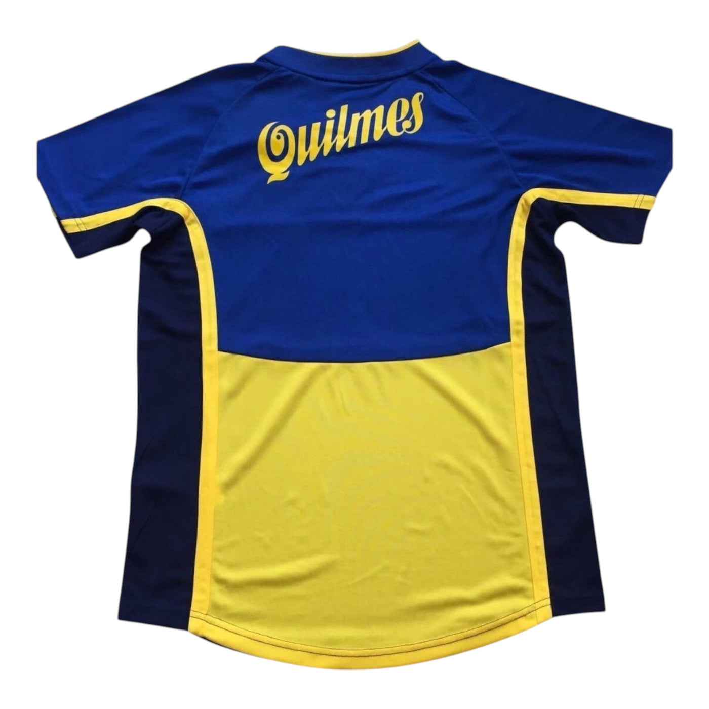Hinchas Sportswear Store Boca Juniors 2001 retro home jersey, royal blue with yellow band and navy sides.