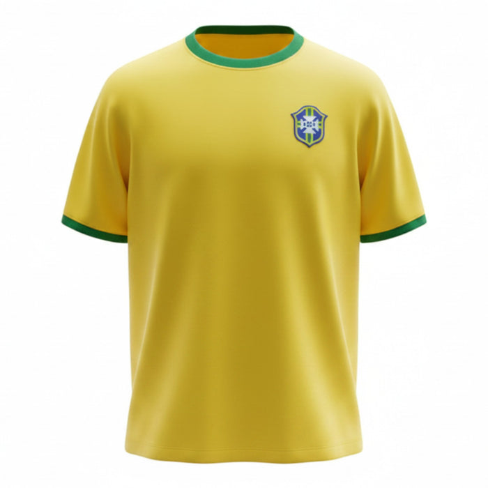 Brazil 1970 World Cup Home Jersey Retro