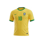 Hinchas Sportswear Store Brazil 2006 Kaká retro football jersey, yellow with green trim, number 10.