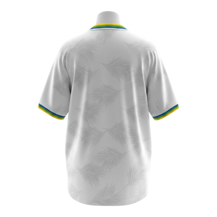 Brazil Away Jersey 2026 - White Palm Leaf